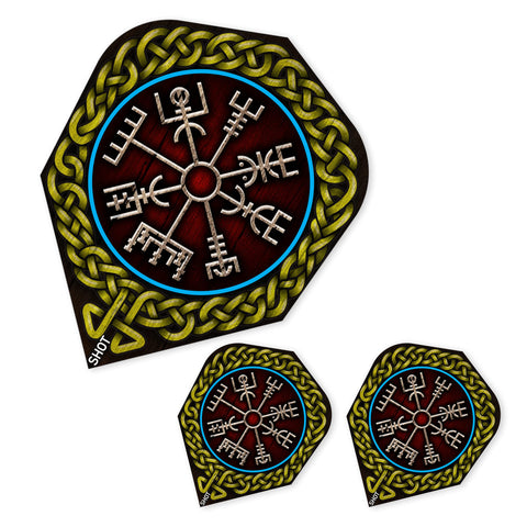Shot! Darts SF6605 Viking Drakkar Dart Flight Set - Small Standard