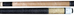Schon STL1 Two-Piece Light Stained Birdseye Maple Cue Stick
