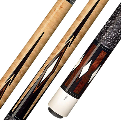 Schon STL12 Two-Piece Ebony/Chechen Wood Pool Cue