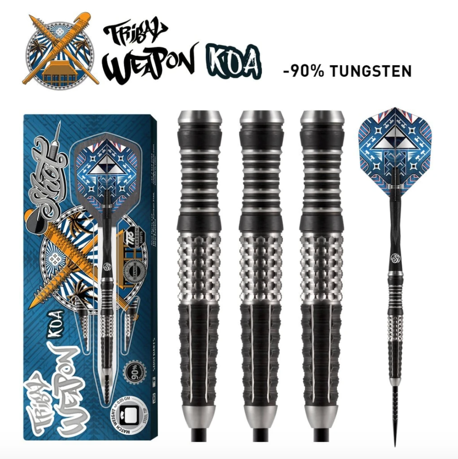 Tribal Weapon Koa Steel Tip Dart Set 23gm