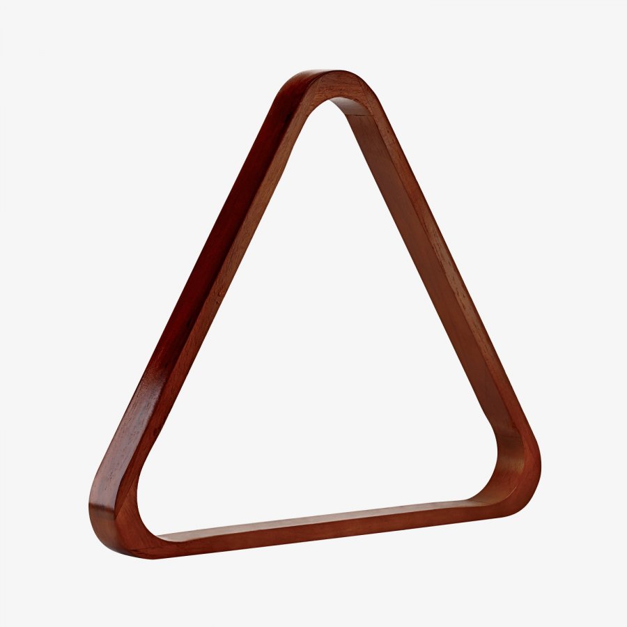 Wooden Triangle 8 Ball Rack - Old World Mahogany