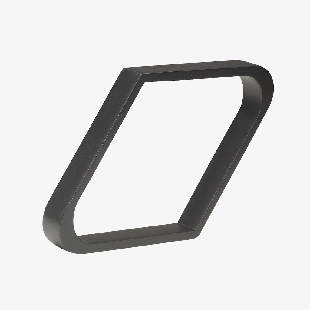 Pro Series Billiard and Pool Wooden 9-Ball Rack (Black)