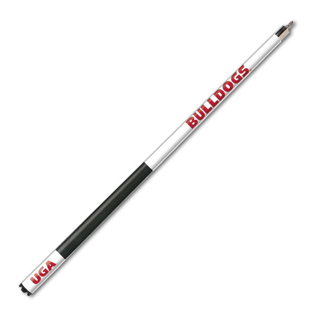 Georgia Bulldogs UGA Engraved Billiard Cue - Red