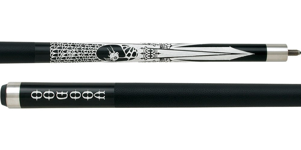 Voodoo VOD10 58 in. Billiards Pool Cue Stick + Free Soft Case Included